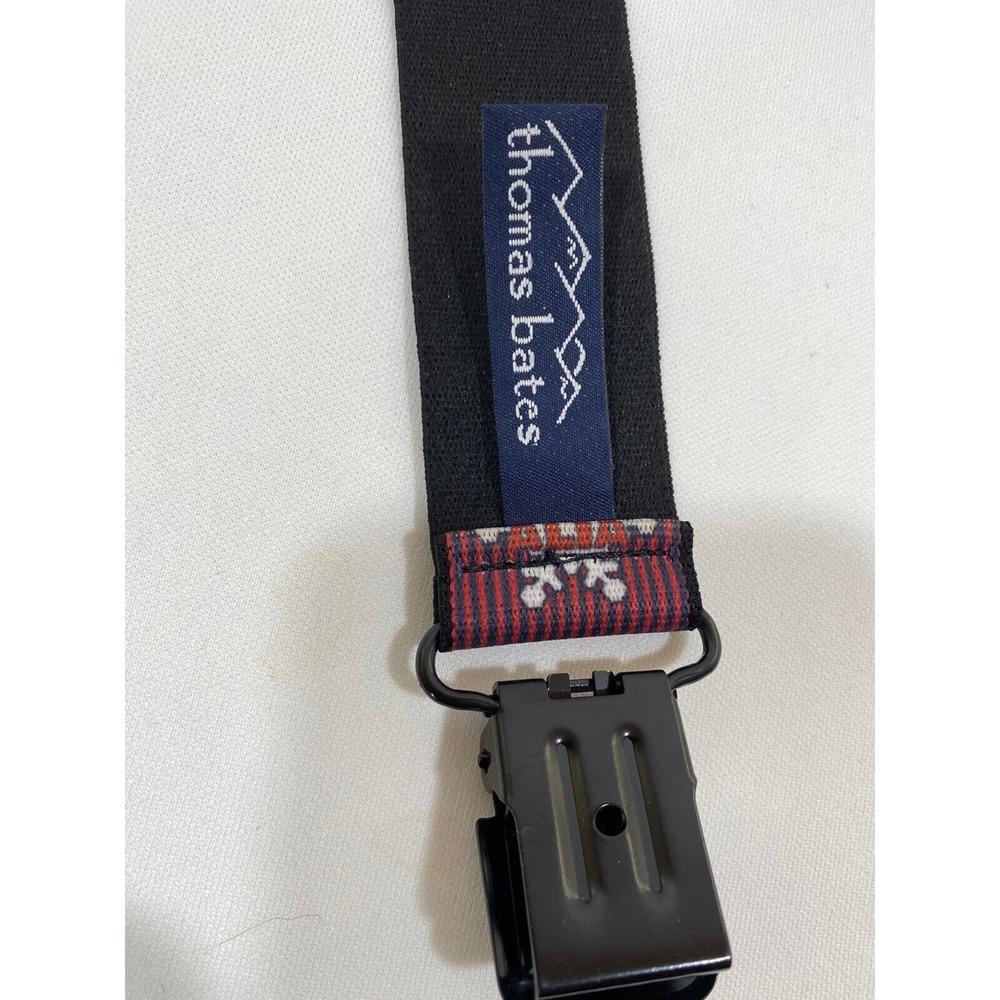Thomas Bates Suspenders Snowflake Americana Holiday Grandpa Core X Back - Picture 11 of 12